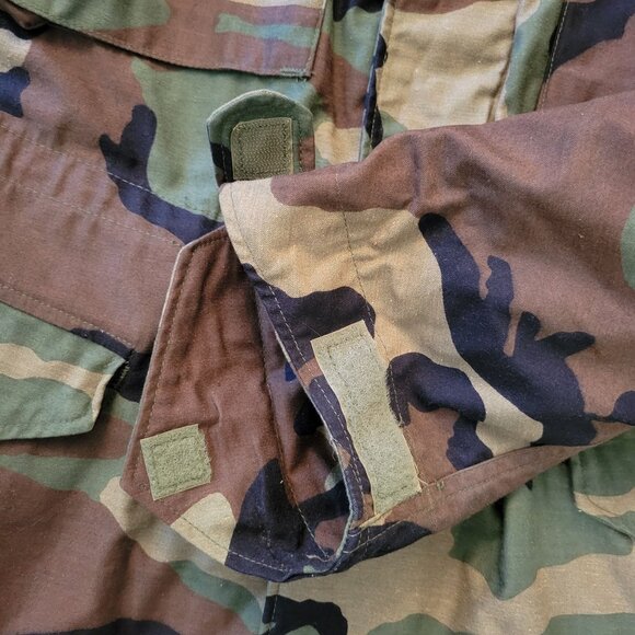 Military Camouflage S Field Jacket Coat Grunge Gorpcore Vintage Cold Weather - Picture 8 of 11